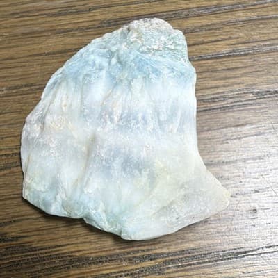 Larimar Gemstones - 38.1 mm X 19.05mm Polished Slab - Pectolite 11.27 g - Thumbnail 3