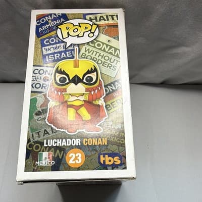 Funko Pop! Conan Without Borders Luchador Conan O'Brien #23 Vinyl Figurine - Thumbnail 3