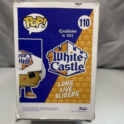 Funko POP! White Castle Slider #110 Multicolor Vinyl Figure 2021 - Thumbnail 3