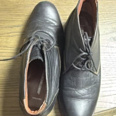 Johnston & Murphy Men’s Black Leather Oxford Dress Shoes Sheepskin 9.5M 25-2021 - Thumbnail 4