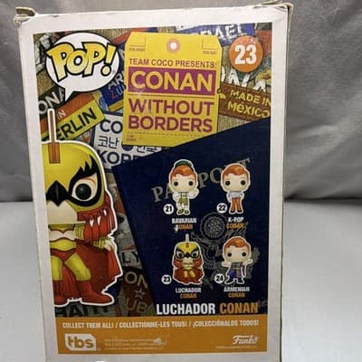 Funko Pop! Conan Without Borders Luchador Conan O'Brien #23 Vinyl Figurine - Thumbnail 4
