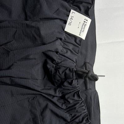 Sports Illustrated Men's Black Athletic Shorts 36 Waist Stretch Drawstring Zip - Thumbnail 5