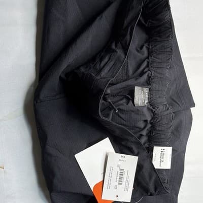 Sports Illustrated Men's Black Athletic Shorts 36 Waist Stretch Drawstring Zip - Thumbnail 6