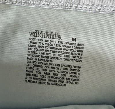Set Wild Fable Sequin Embellished High Rise Baby Blue Panties Bloomers- Size M - Thumbnail 2