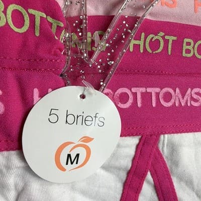 Hot Bottoms Women's Brief Panties 5 Pack M Fruit Graphic Print MPN 158370HFS-S5… - Thumbnail 3