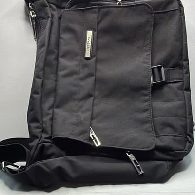 Giordano Black Men's Messenger Bag Adjustable Shoulder Strap Zip Buckle - Thumbnail 7