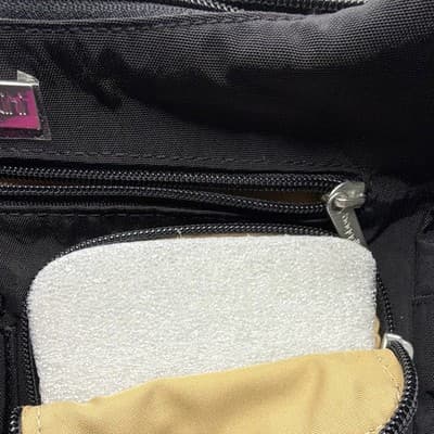 Baggallini Black Shoulder Bag Adjustable Strap Pockets Zip Magnetic Closure - Thumbnail 3