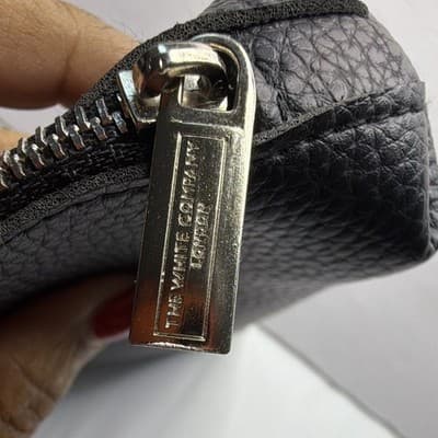 British Airways The White Company Black Wash/Amenity Bag Zipper Pouch - Thumbnail 3