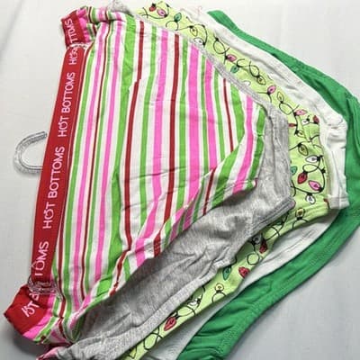 Hot Bottoms Women's Bikini Panties 5 Pack L Multicolor Christmas MPN 13909H5 - Thumbnail 4