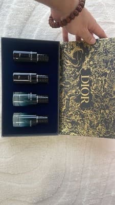 Christian Dior Sauvage EDT Spray Cologne Set (4 Colognes)