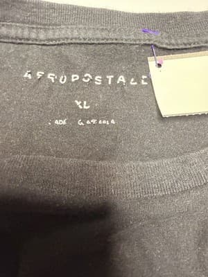 Aeropostale Men's Black Los Angeles 1987 T Shirt Size Large? Casual Comfort Logo - Thumbnail 3
