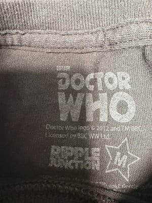 Doctor Who - “Bow Ties Are Cool” - 2012 Black Shirt - M - Ripple Junction - Thumbnail 3