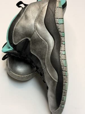 Air Jordan Retro 10 Lady Liberty Mens Basketball Shoes Size 12 - Thumbnail 7