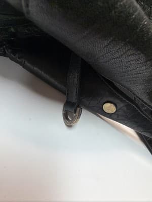 Bvlgari Leather Handbag Black Used Authentic Ladies Tote - Thumbnail 18