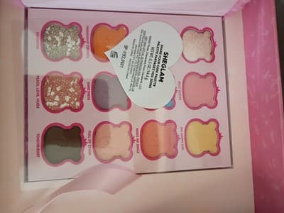 SHEGLAM Care Bears Makeup Set: Eyeshadow Palette, Lip, Liner, Highlighter Bag - Thumbnail 5