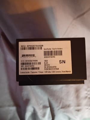 Samsung Galaxy S10 128GB Black SM-G973U 16MP Boost Mobile - Thumbnail 2