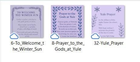 Devotions of the Returning Sun Yule Prayers for Winter Solstice and Pagan Worship - Thumbnail 2