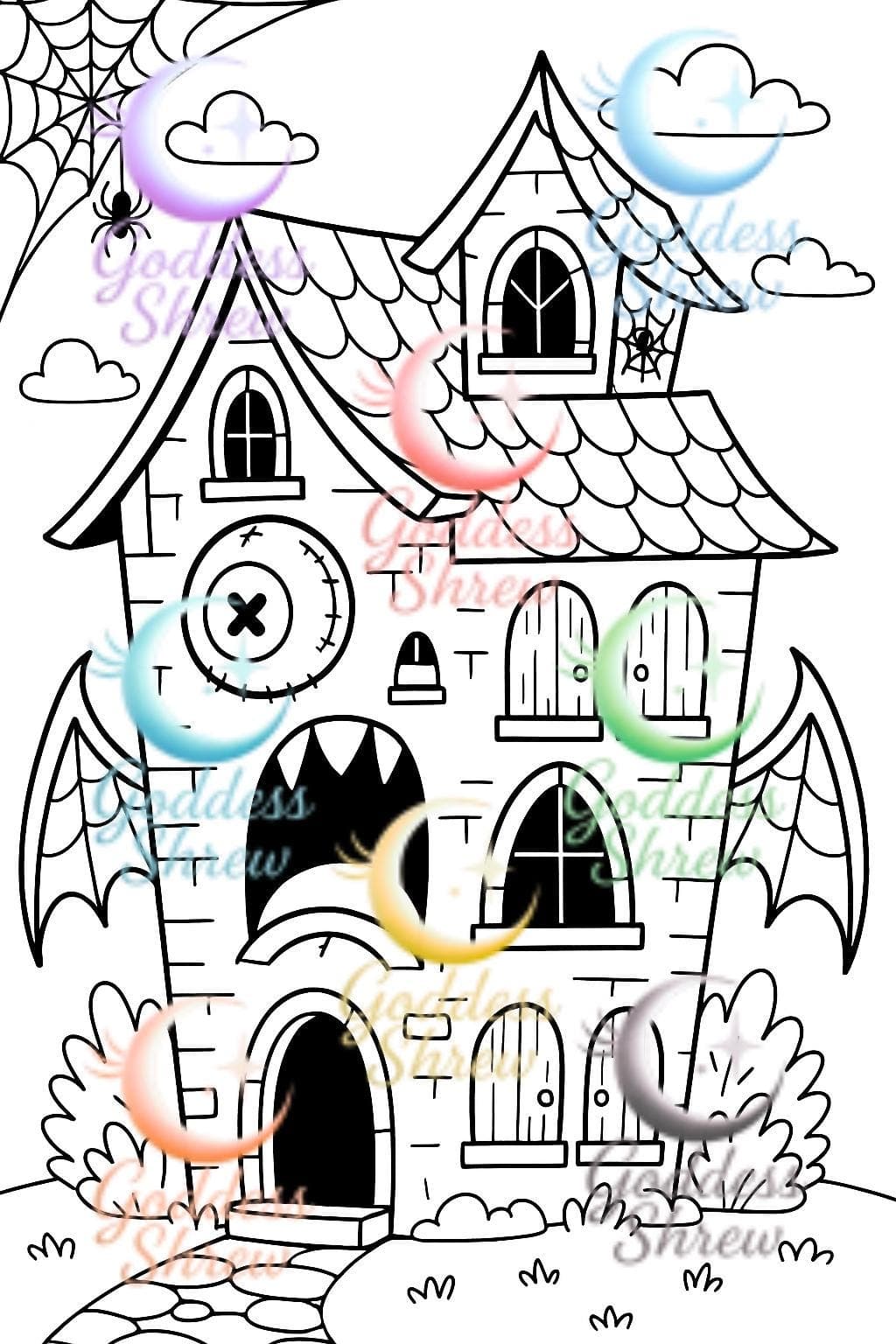 Creepy Coloring Book Vol. 2 | Spooky Kawaii (PDF) - Thumbnail 4