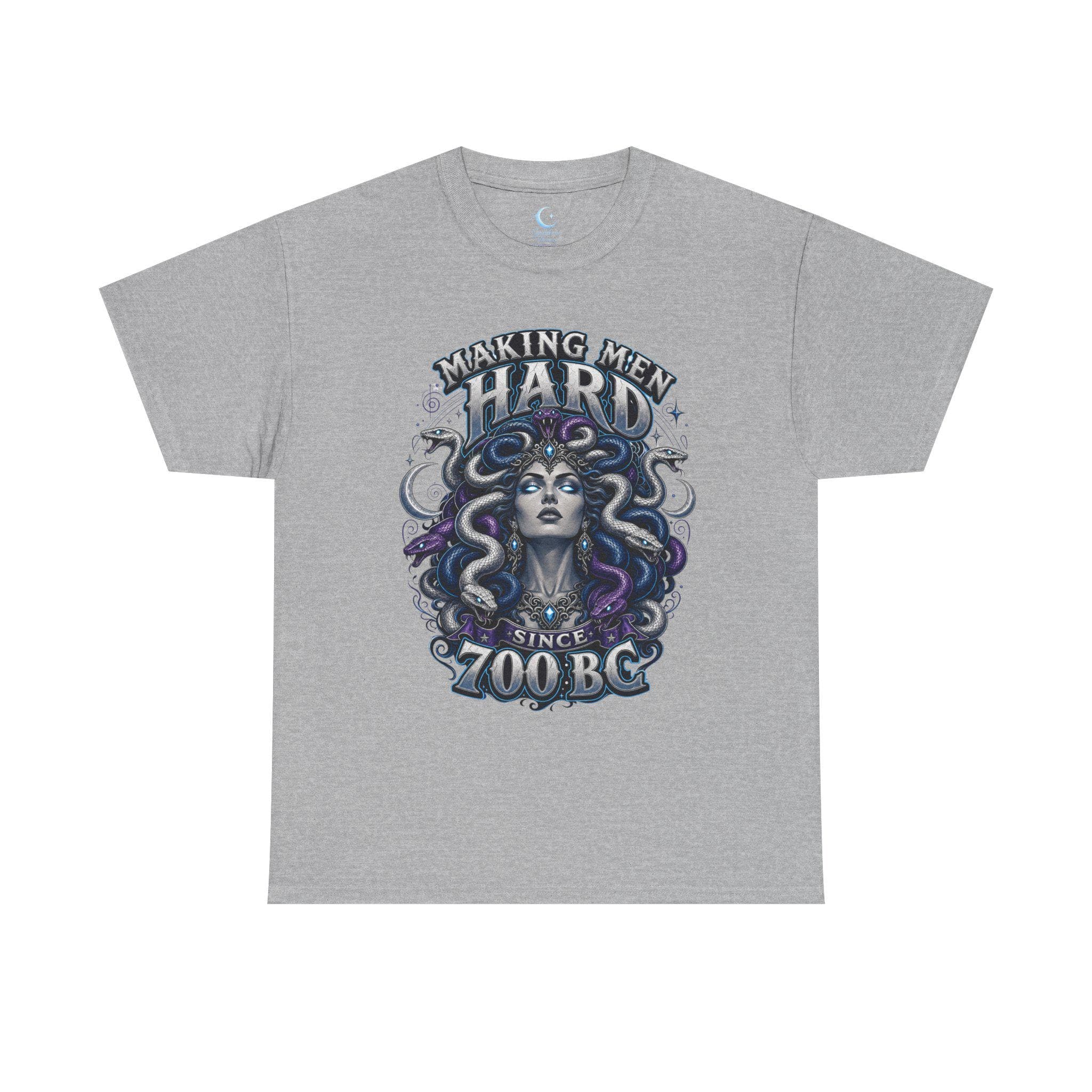 Medusa Shirt Mythology Graphic Tee Making Men Hard Since 700 B C Gothic Fantasy Snake Goddess Shirt Dark Feminine Power Tee - Thumbnail 11
