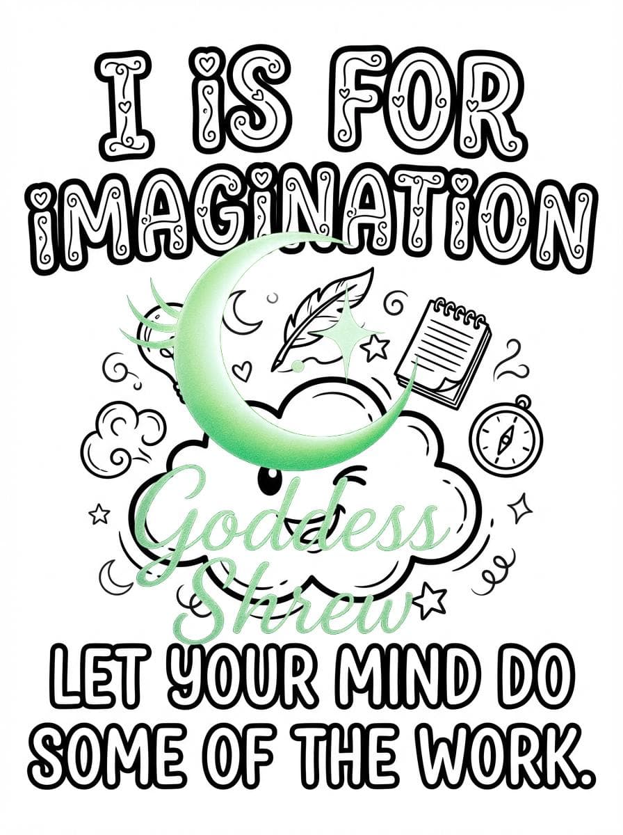 ABCs of Dirty Talk Adult Coloring Book, Sensual Communication, Kinky Gift - Thumbnail 2
