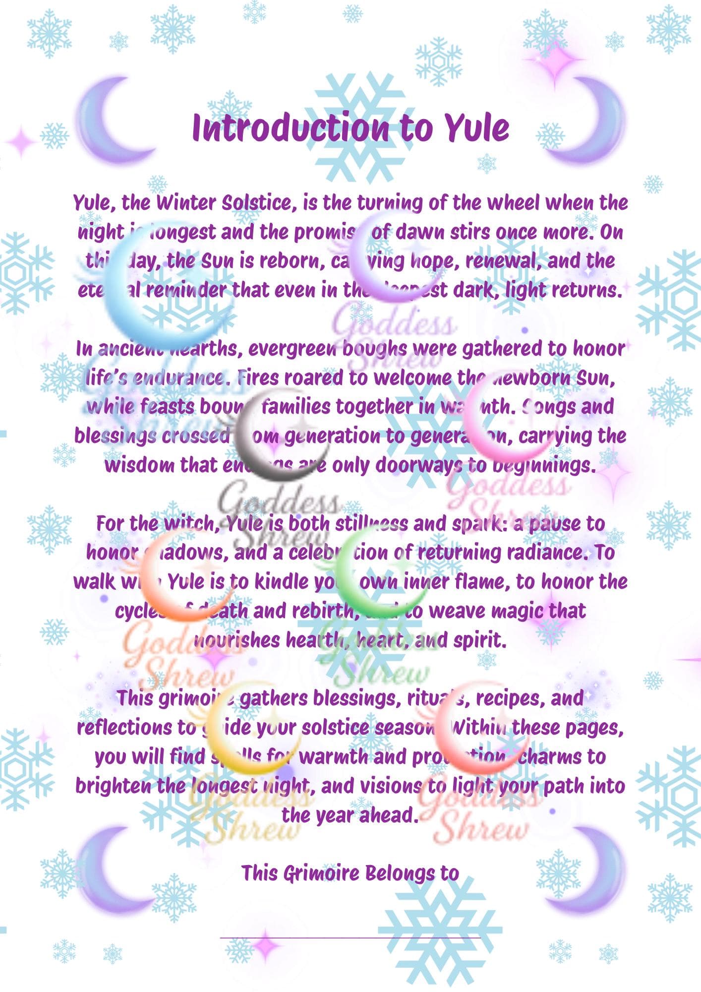 Yule The Winter Solstice Grimoire Complete Rituals Prayers Spells and Hearth Magic for the Longest Night - Thumbnail 2