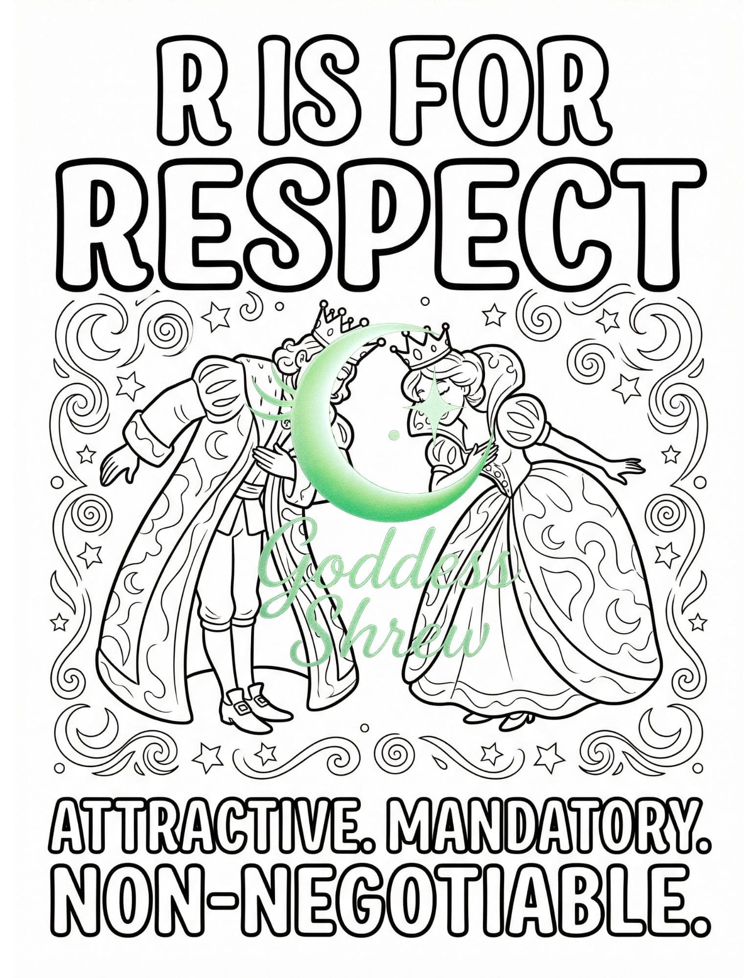 ABC Swinger Lifestyle Coloring Book | Adult Kink Education Coloring Pages | Ethical Non-Monogamy | Printable PDF - Thumbnail 4