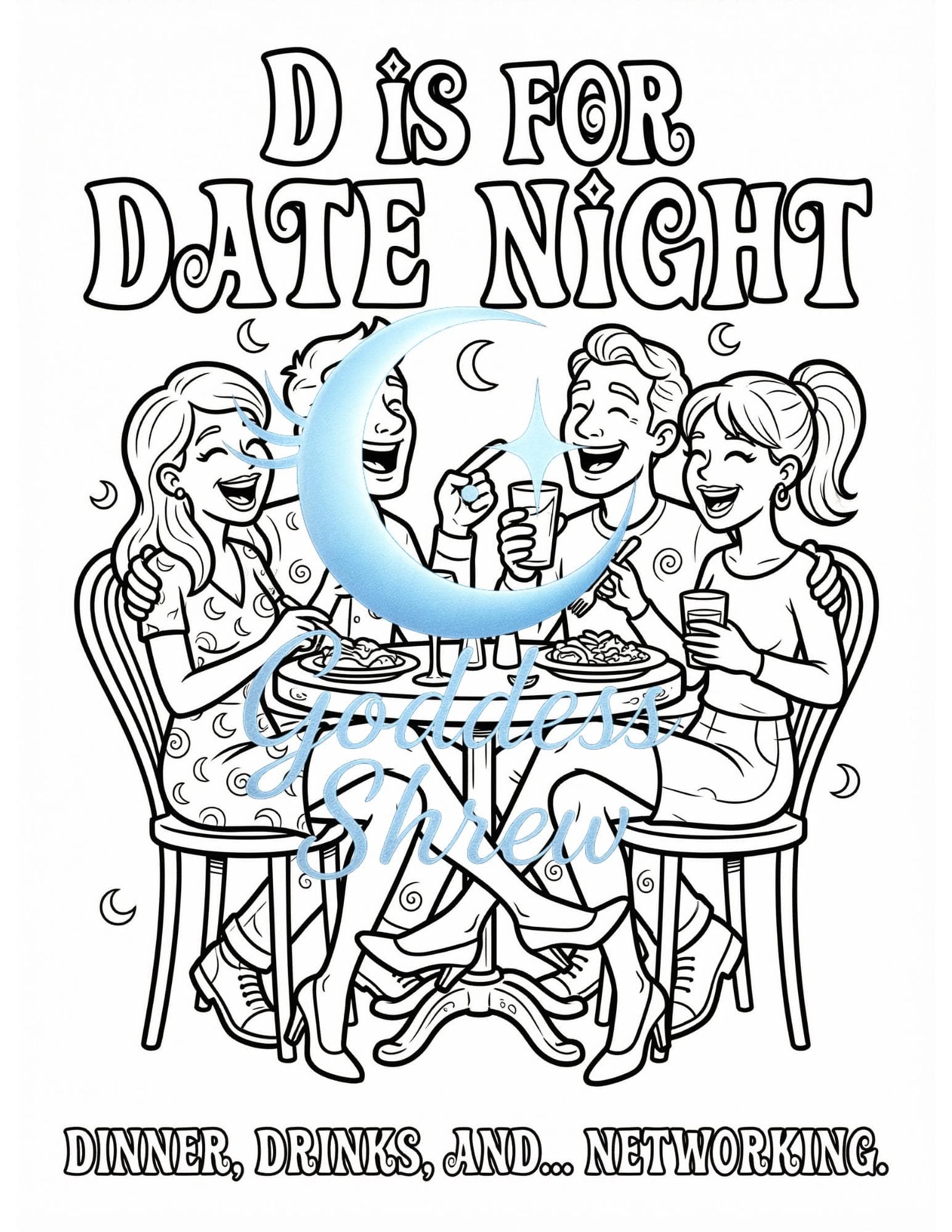 ABC Swinger Lifestyle Coloring Book | Adult Kink Education Coloring Pages | Ethical Non-Monogamy | Printable PDF - Thumbnail 2
