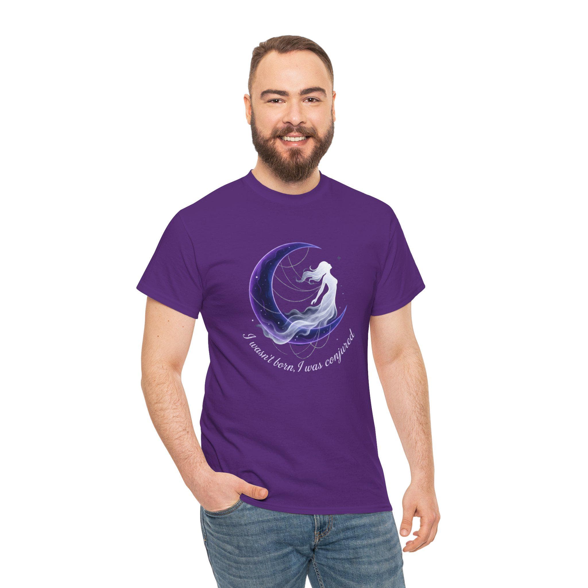 I Was Conjured Shirt, Witchy Feminine Power Tee, Dark Magical Aesthetic Design - Thumbnail 6