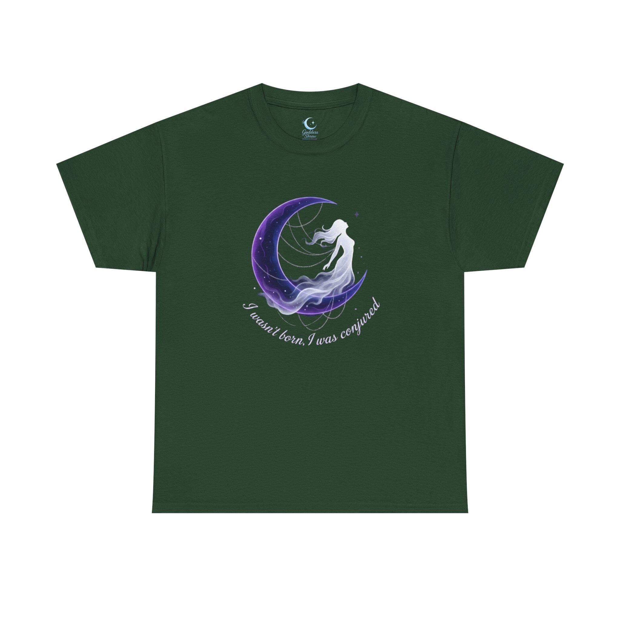 I Was Conjured Shirt, Witchy Feminine Power Tee, Dark Magical Aesthetic Design - Thumbnail 9
