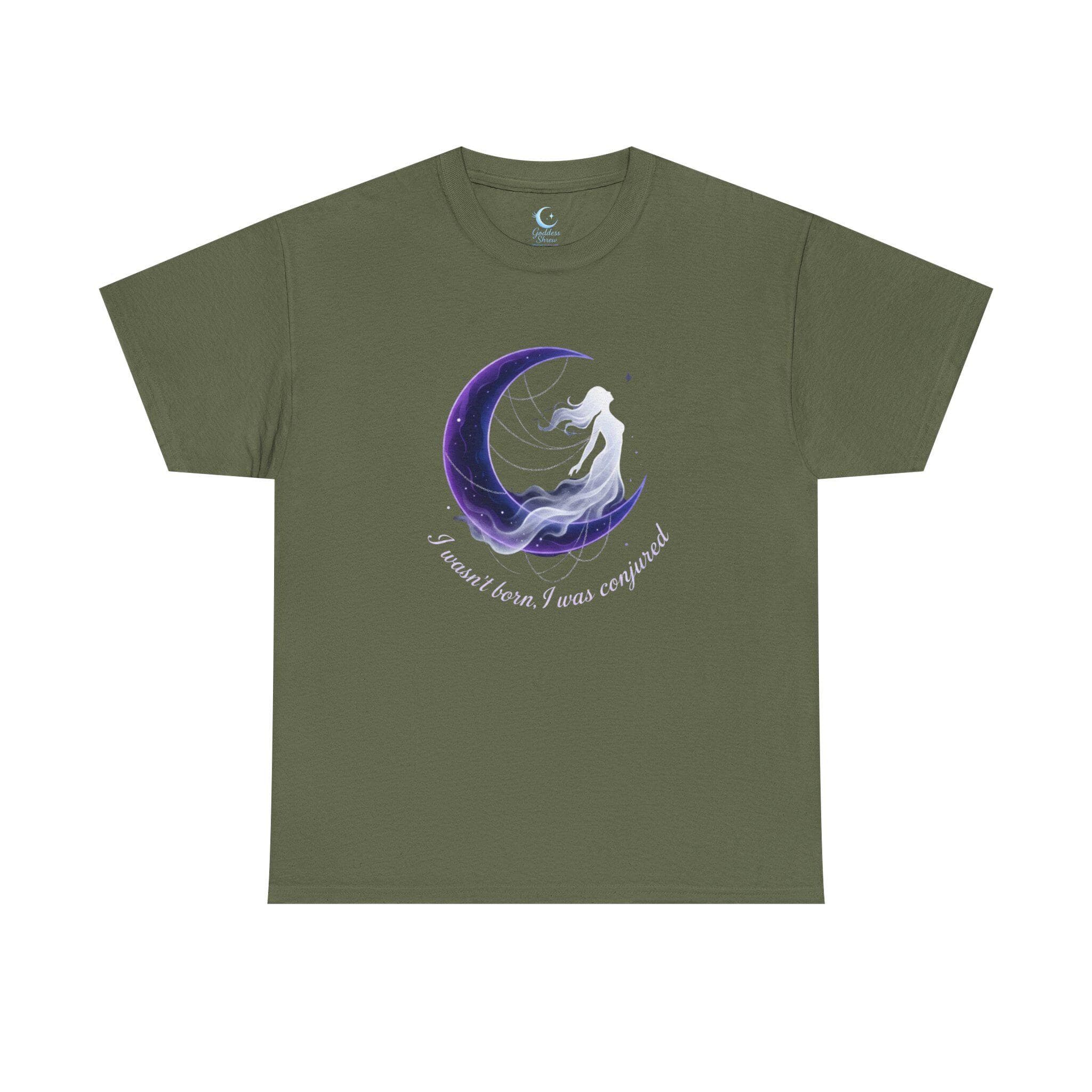 I Was Conjured Shirt, Witchy Feminine Power Tee, Dark Magical Aesthetic Design - Thumbnail 8