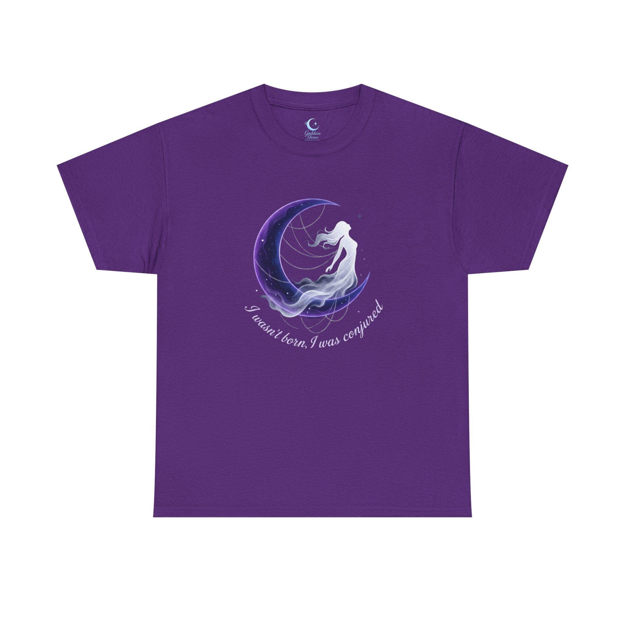 I Was Conjured Shirt, Witchy Feminine Power Tee, Dark Magical Aesthetic Design - Thumbnail 4