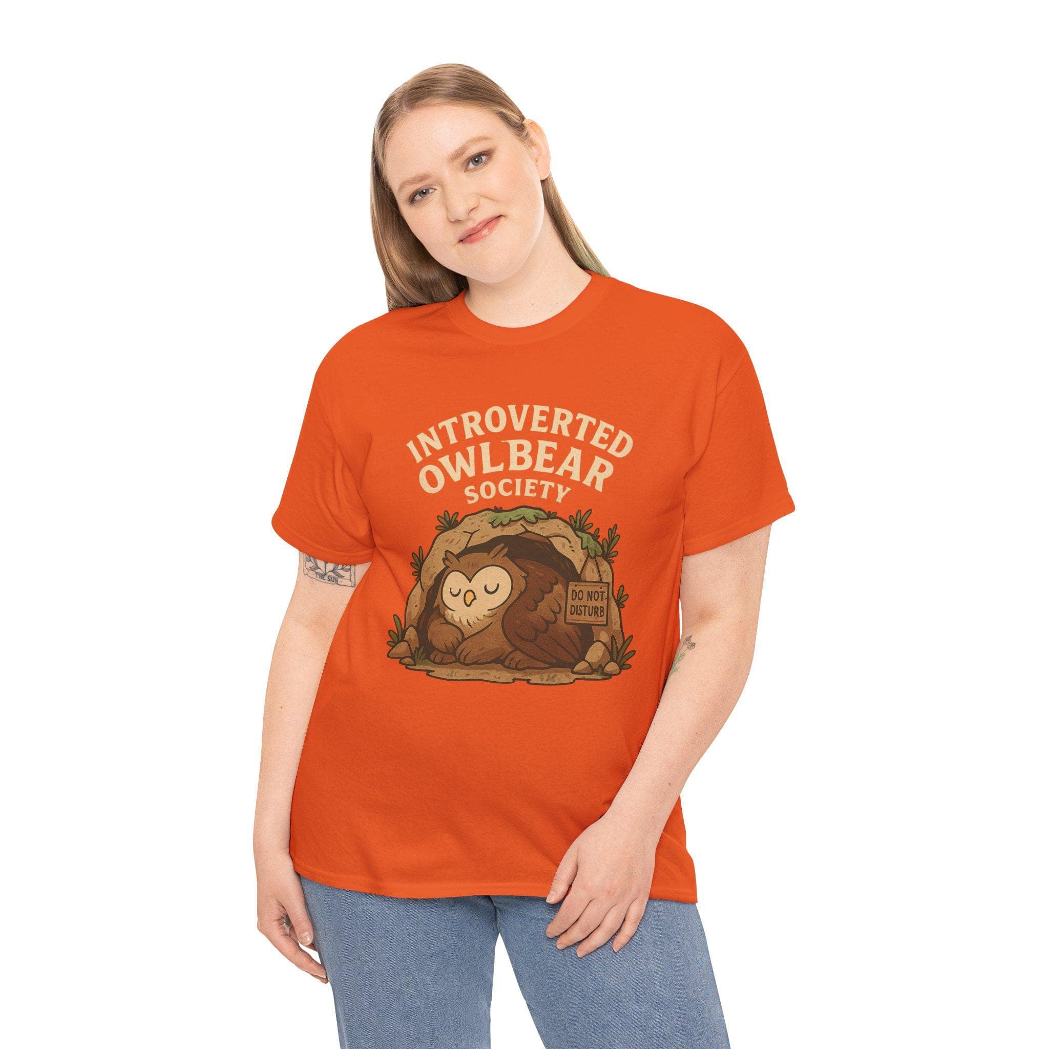 Introverted Owlbear Society Tee | Funny Gamer RPG Shirt - Thumbnail 3