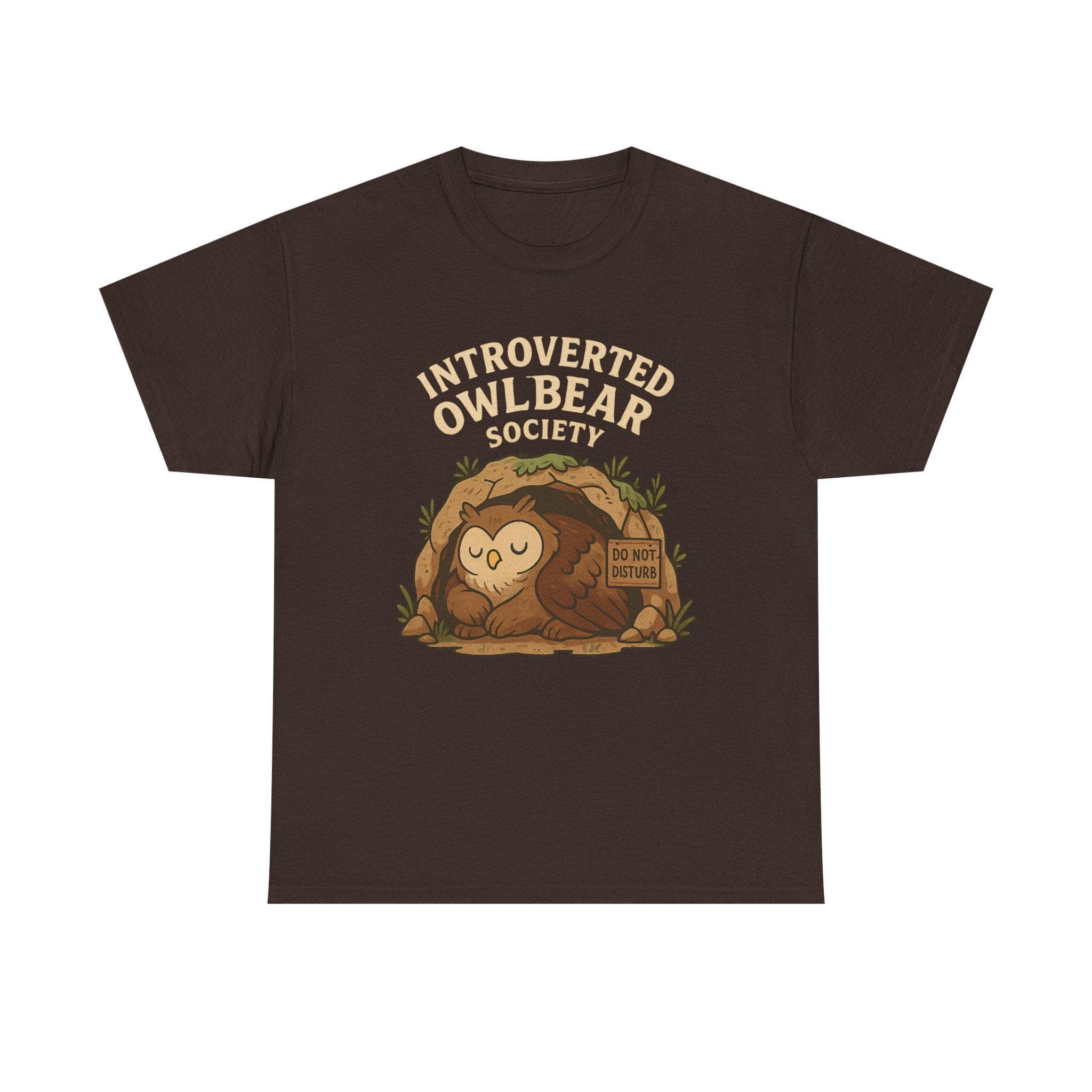 Introverted Owlbear Society Tee | Funny Gamer RPG Shirt - Thumbnail 5