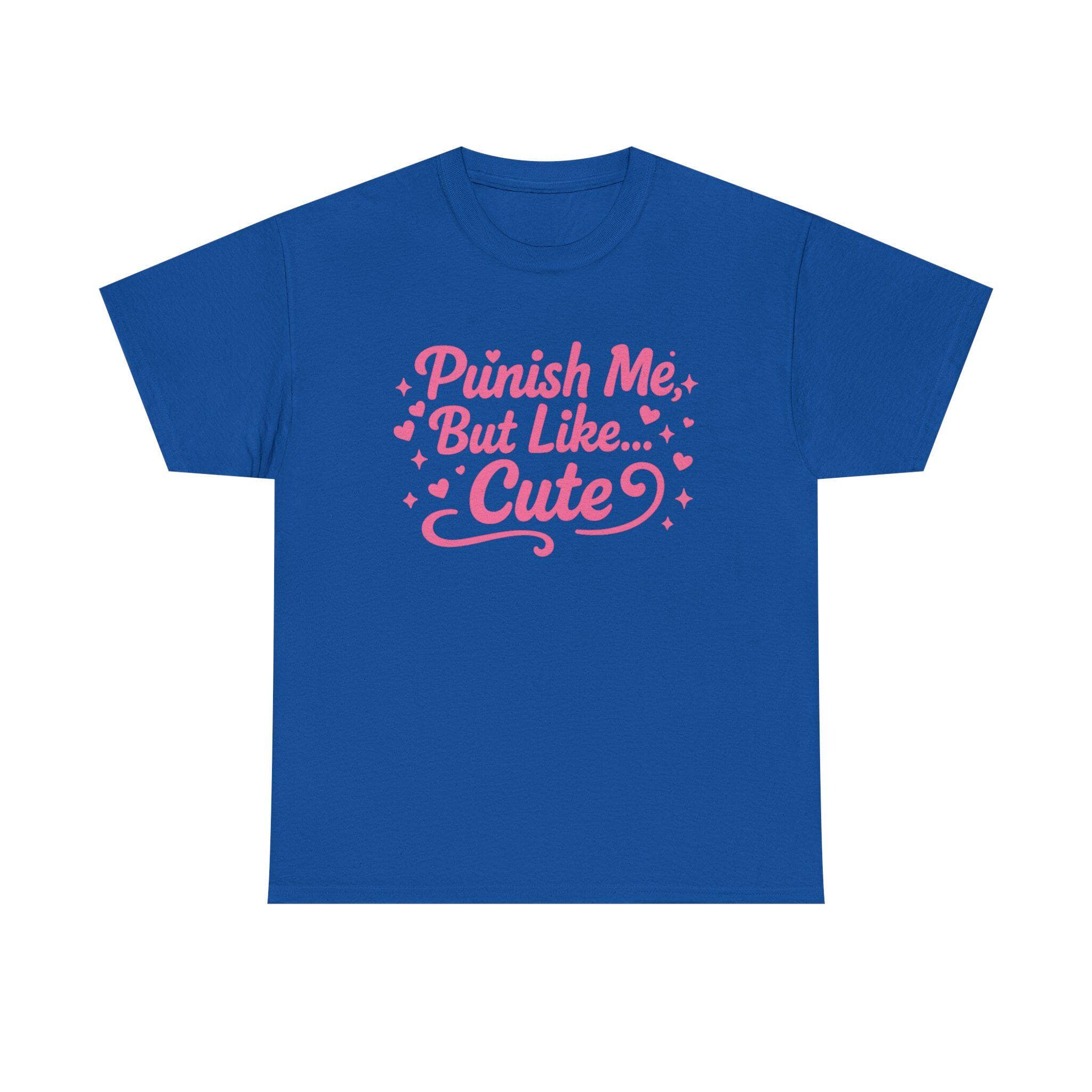 Punish Me But Cute Tee | Flirty Bratty Kink Humor Shirt | Playful Submissive Vibe Top for Mischief Lovers - Thumbnail 18