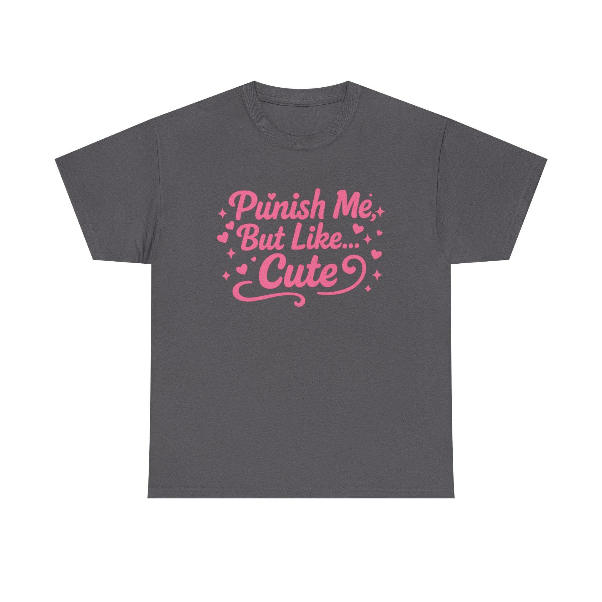 Punish Me But Cute Tee | Flirty Bratty Kink Humor Shirt | Playful Submissive Vibe Top for Mischief Lovers - Thumbnail 17