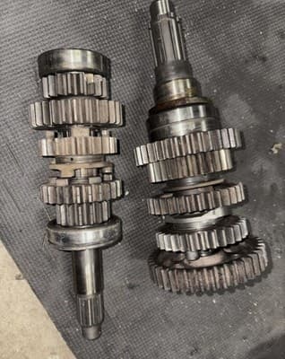 81 HONDA CB900C CUSTOM CB900 CB 900 C TRANSMISSION TRANNY TRANS GEARS GEAR SET - Thumbnail 2