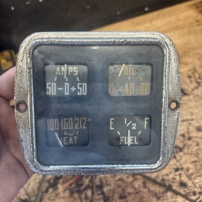 DODGE PICKUP 100 SERIES Speedometer 1951, 52, 53, With Wires