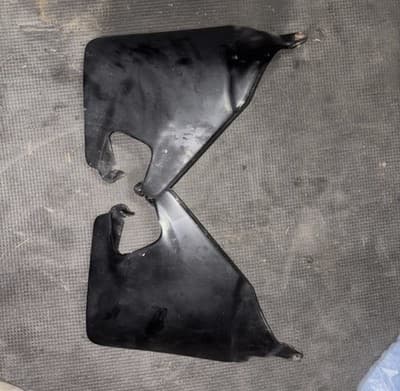87 Honda VF700 VF 700 C Super Magna Left Right Frame Neck Covers Panels - Thumbnail 2