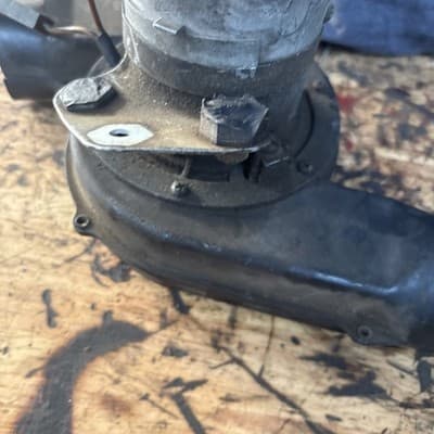 VW T2 Bus Heater Blower Motor w/bracket&relay 72-79, USED OE German, #261261193A - Thumbnail 8