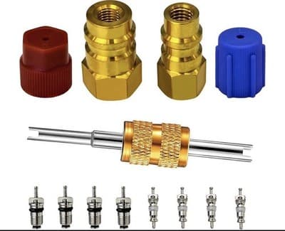 1990-1993 Toyota Celica Full AC conversion kit r-12 to r-134a step by step guide - Thumbnail 8