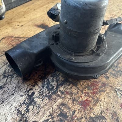 VW T2 Bus Heater Blower Motor w/bracket&relay 72-79, USED OE German, #261261193A - Thumbnail 11