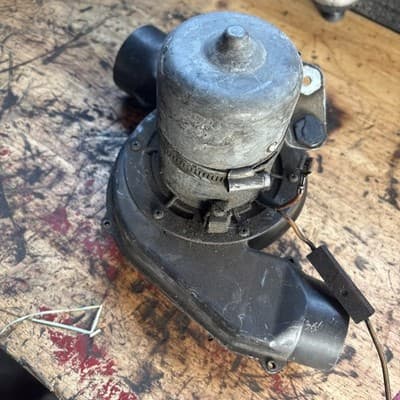 VW T2 Bus Heater Blower Motor w/bracket&relay 72-79, USED OE German, #261261193A - Thumbnail 13