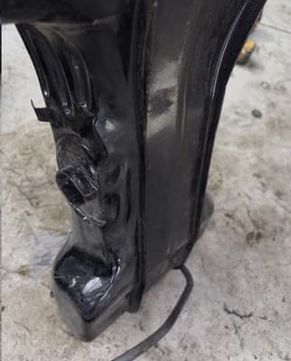 86-93 Yamaha Venture Royale XVZ1300 Gas Fuel Tank Petrol Reservoir WITH KEY - Thumbnail 3