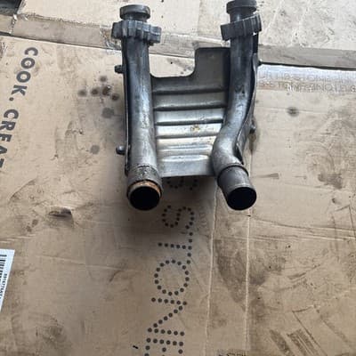 1983 Honda VF1100S V65 Magna center exhaust header and heat shield - Thumbnail 6