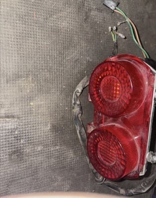87 Honda VF700 VF 700 C Super Magna Rear Back Taillight Tail Light - Thumbnail 4