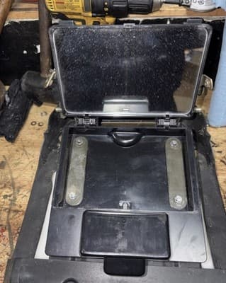 86-93 Yamaha XVZ13 Venture Royale XVZ 1300 backrest top box center pad - Thumbnail 4