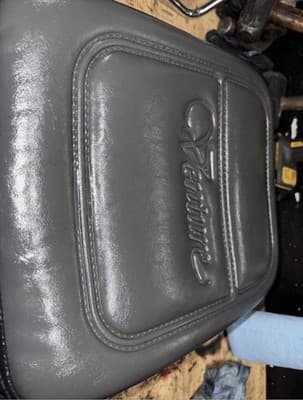 86-93 Yamaha XVZ13 Venture Royale XVZ 1300 backrest top box center pad - Thumbnail 6