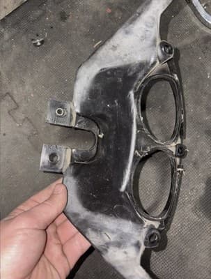 1987 87 Honda Super Magna VF700C VF 700 C rear taillight brake light cover trim - Thumbnail 7