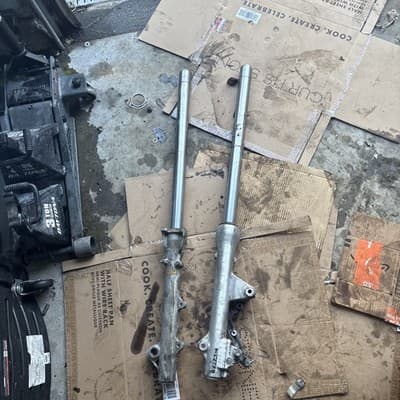 1983-1986 Honda VF1100S Magna V65 Front Forks Suspension Set STRAIGHT - Thumbnail 4