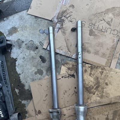 1983-1986 Honda VF1100S Magna V65 Front Forks Suspension Set STRAIGHT - Thumbnail 5